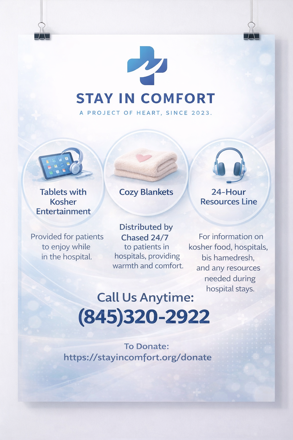 Stay In Comfort poster